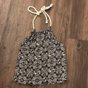 Forever 21 Halter Top Elephant Tribal print